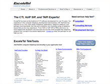Tablet Screenshot of exceletel.com